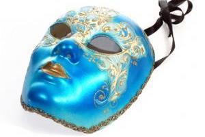 A fancy painted mask.